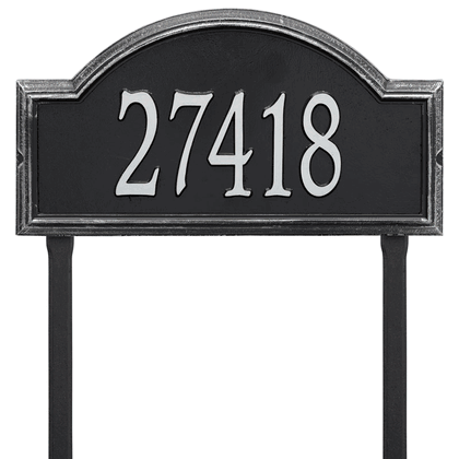 Personalized Providence Large Lawn Address Plaque - 1 Line
