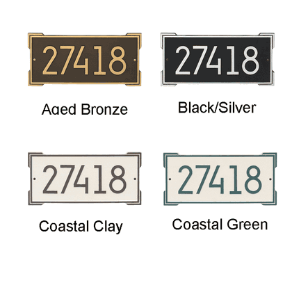 Personalized Roanoke Modern Wall Plaque