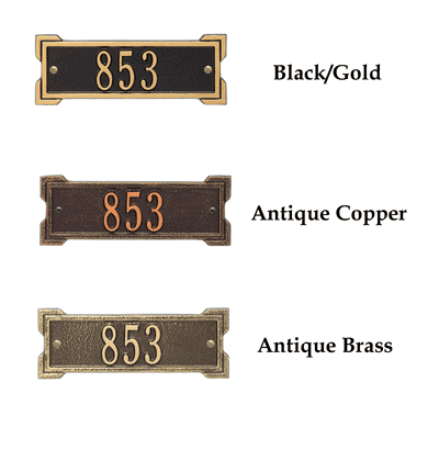 Personalized Roanoke Petite 1 Line Wall Plaque