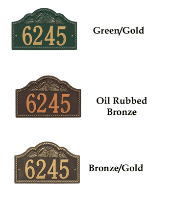 Personalized Rope Shell Arch Wall Plaque