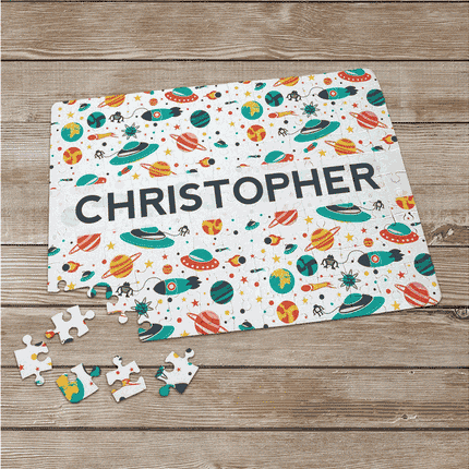 Personalized Space Name Puzzle