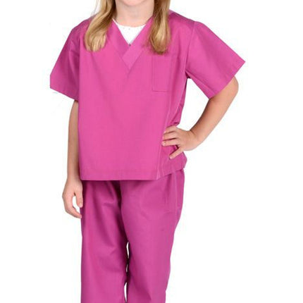 Child Pink Doctor Scrubs Costume