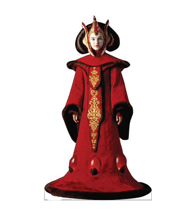Queen Amidala Star Wars The Phantom Menace 25th Anniversary Lifesize Cardboard Cutout