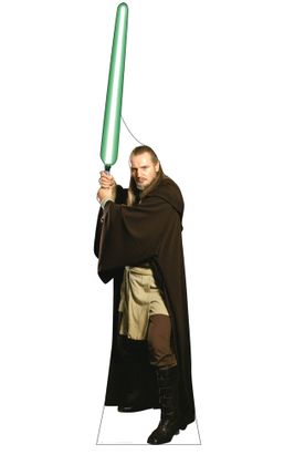 Qui-Gon Jinn Star Wars The Phantom Menace 25th Anniversary Lifesize Cardboard Cutout