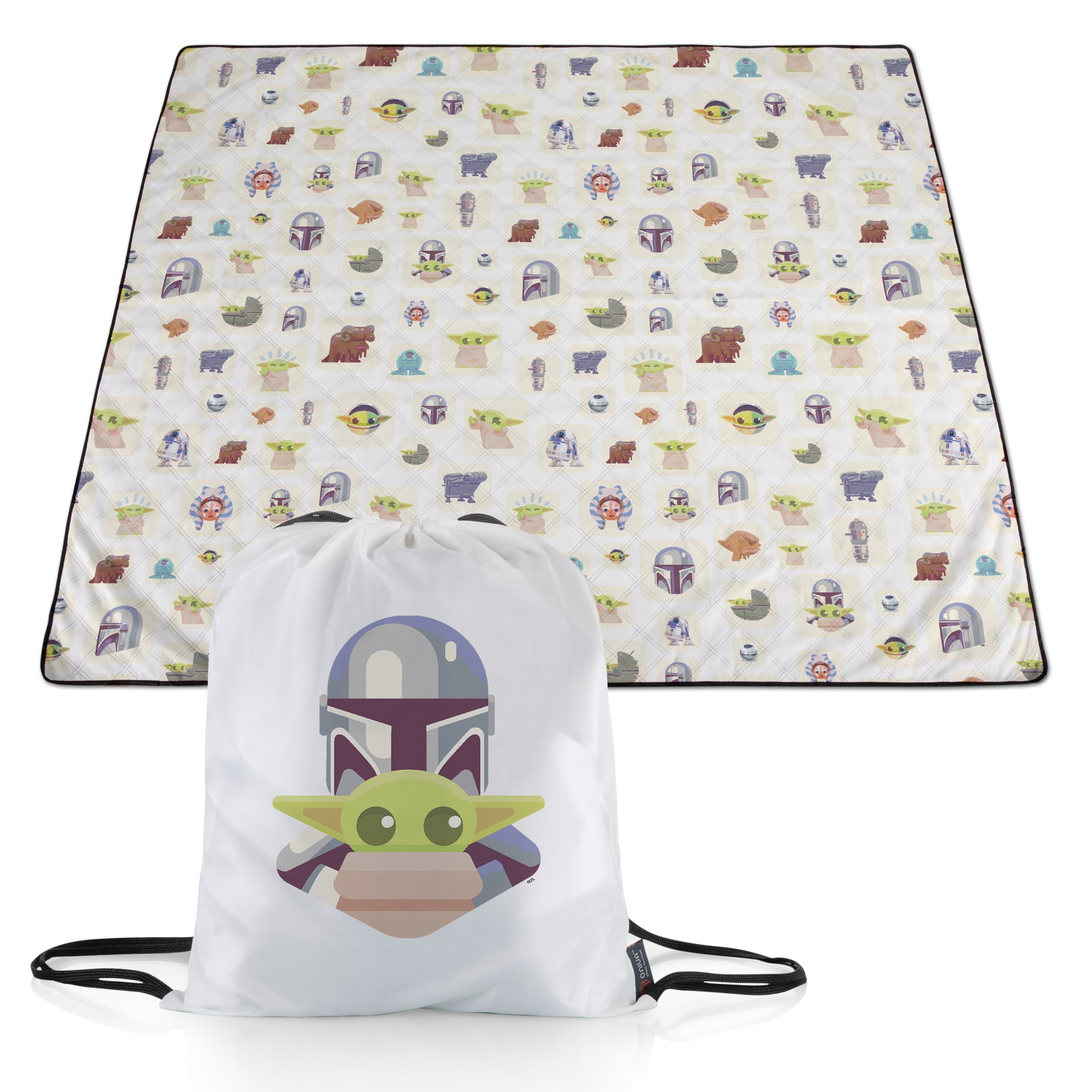 Mandalorian & Grogu Picnic Blankets