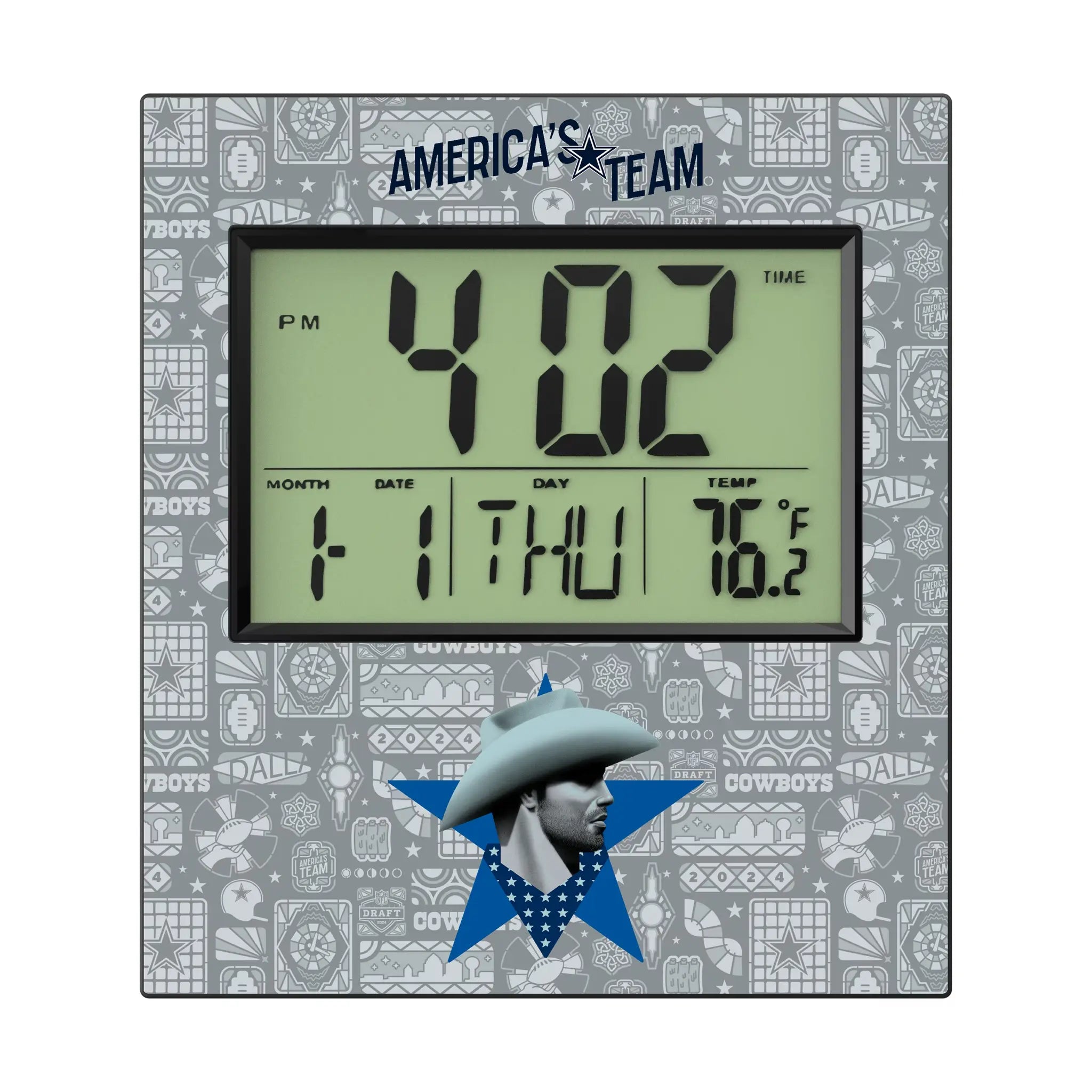 Dallas Cowboys Wall Clocks