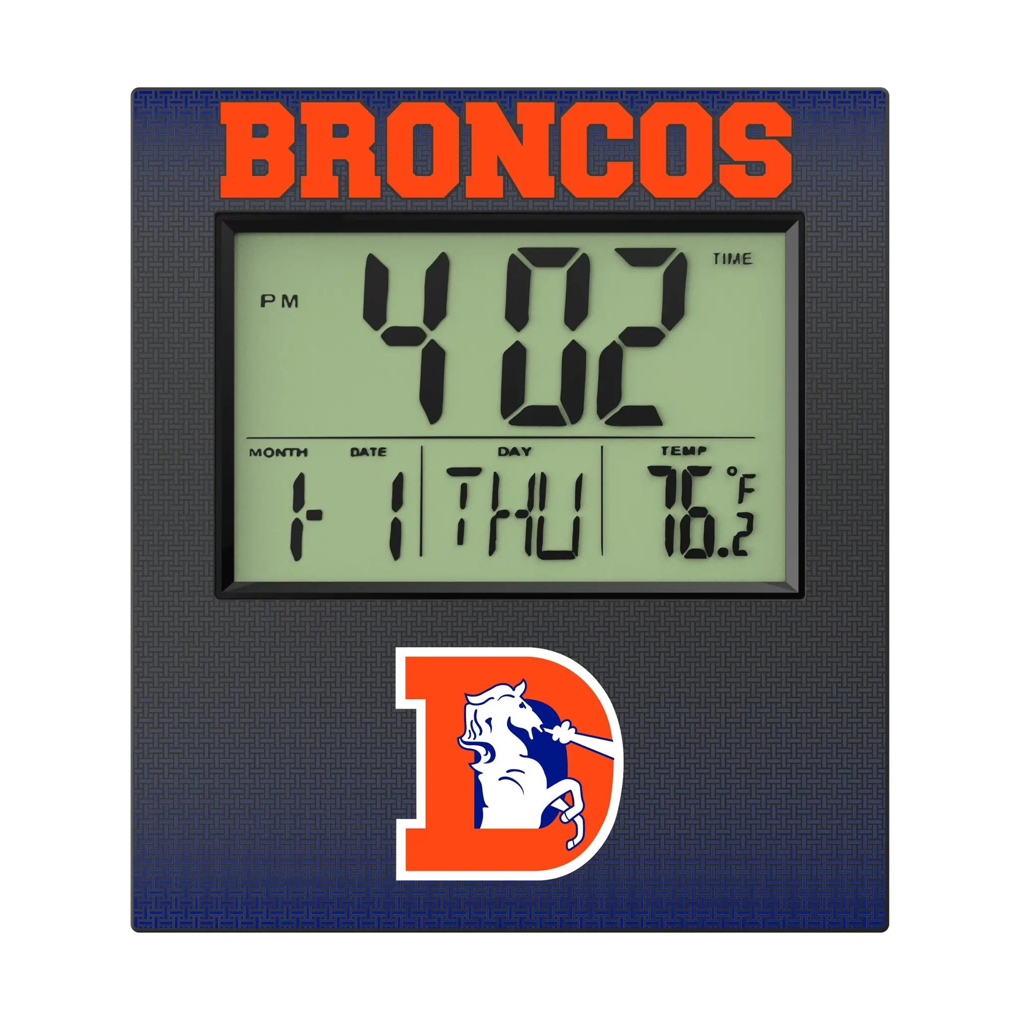 Denver Broncos Wall Clocks