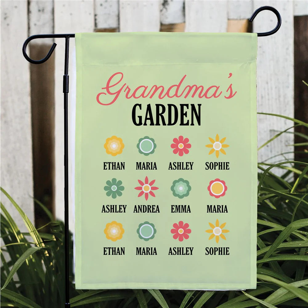 Personalized Grandma Garden Flags