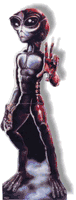 Life Size Roswell Alien Standees