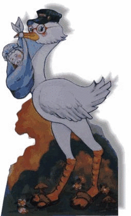 Life Size Stork Standees