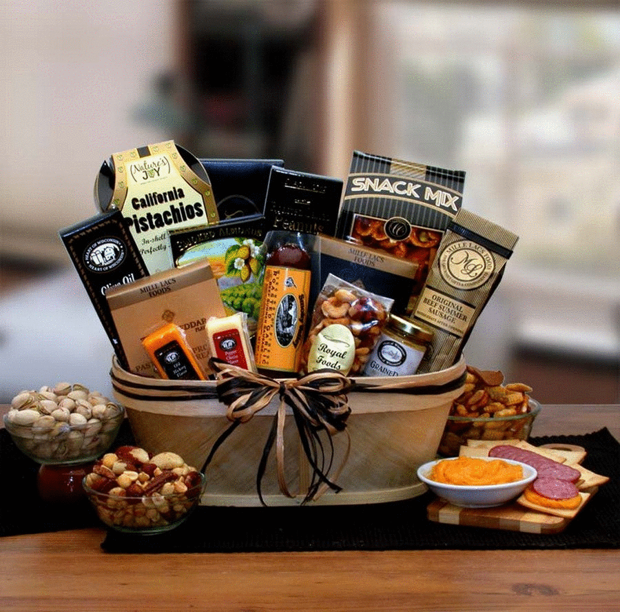 Meat & Cheese Gift Baskets
