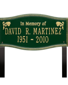 Collection image for: Personalized Memorial Lawn Plaques