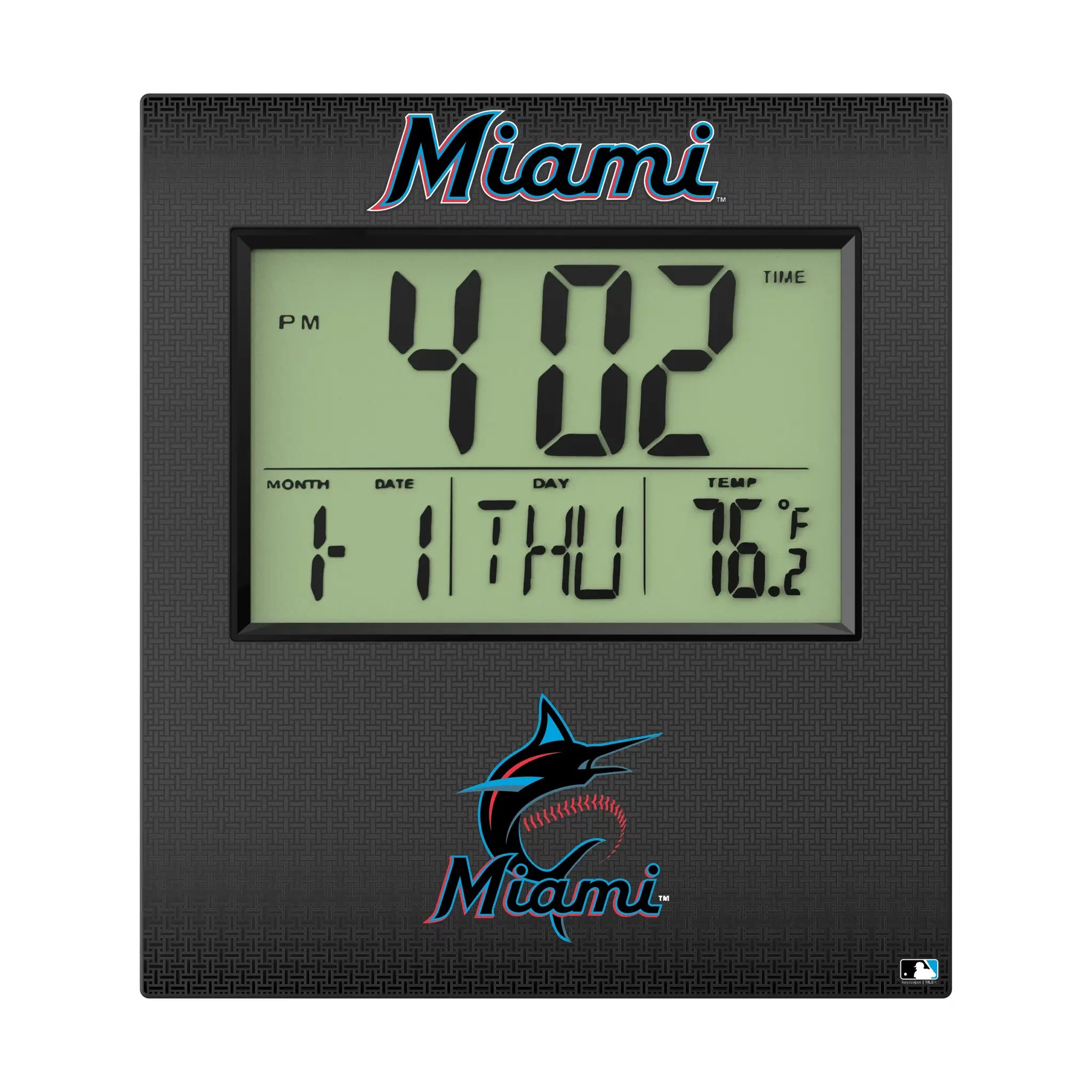 Miami Marlins Wall Clocks