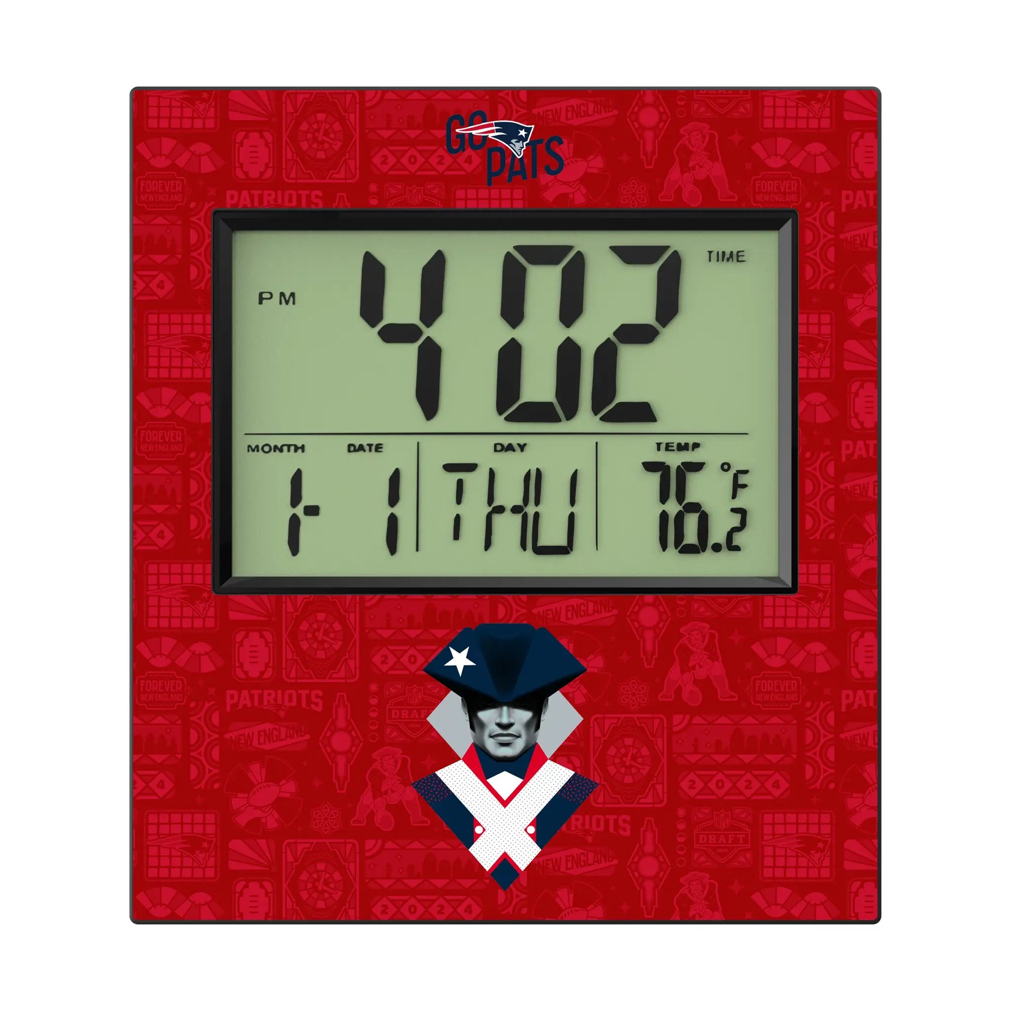 New England Patriots Wall Clocks