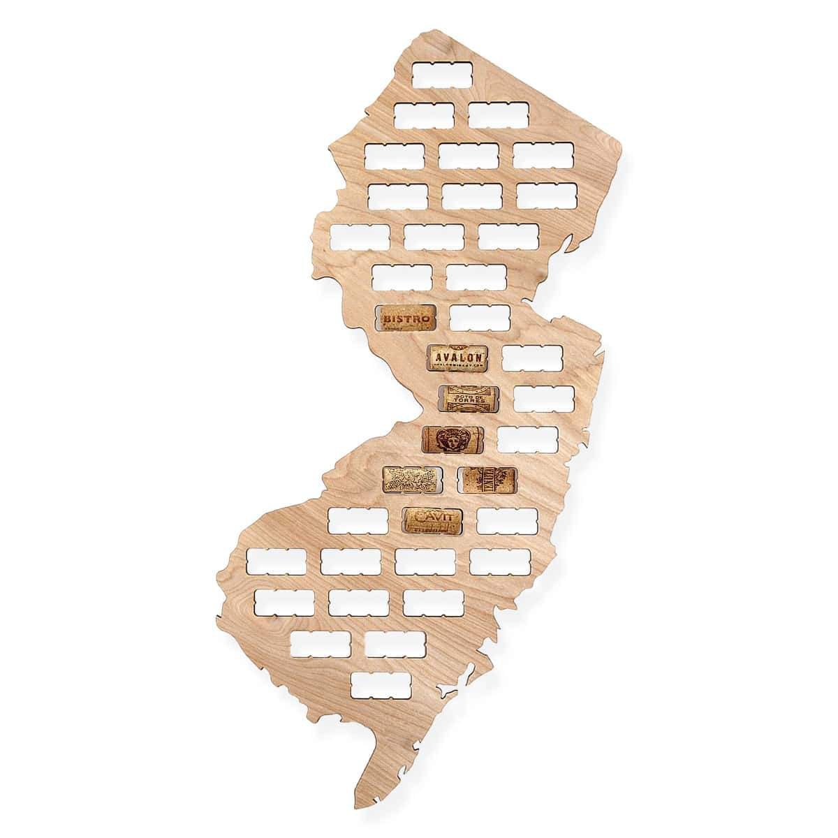 Wine Cork Maps