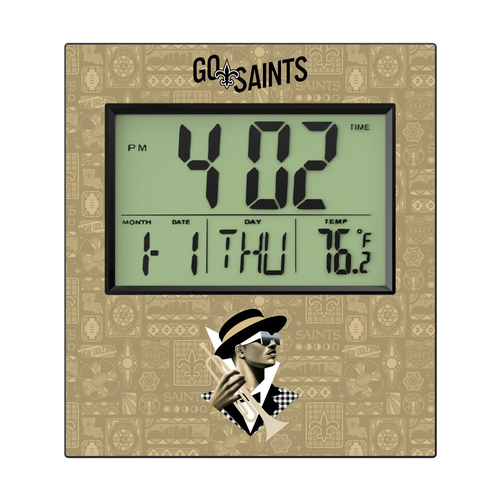 New Orleans Saints Wall Clocks