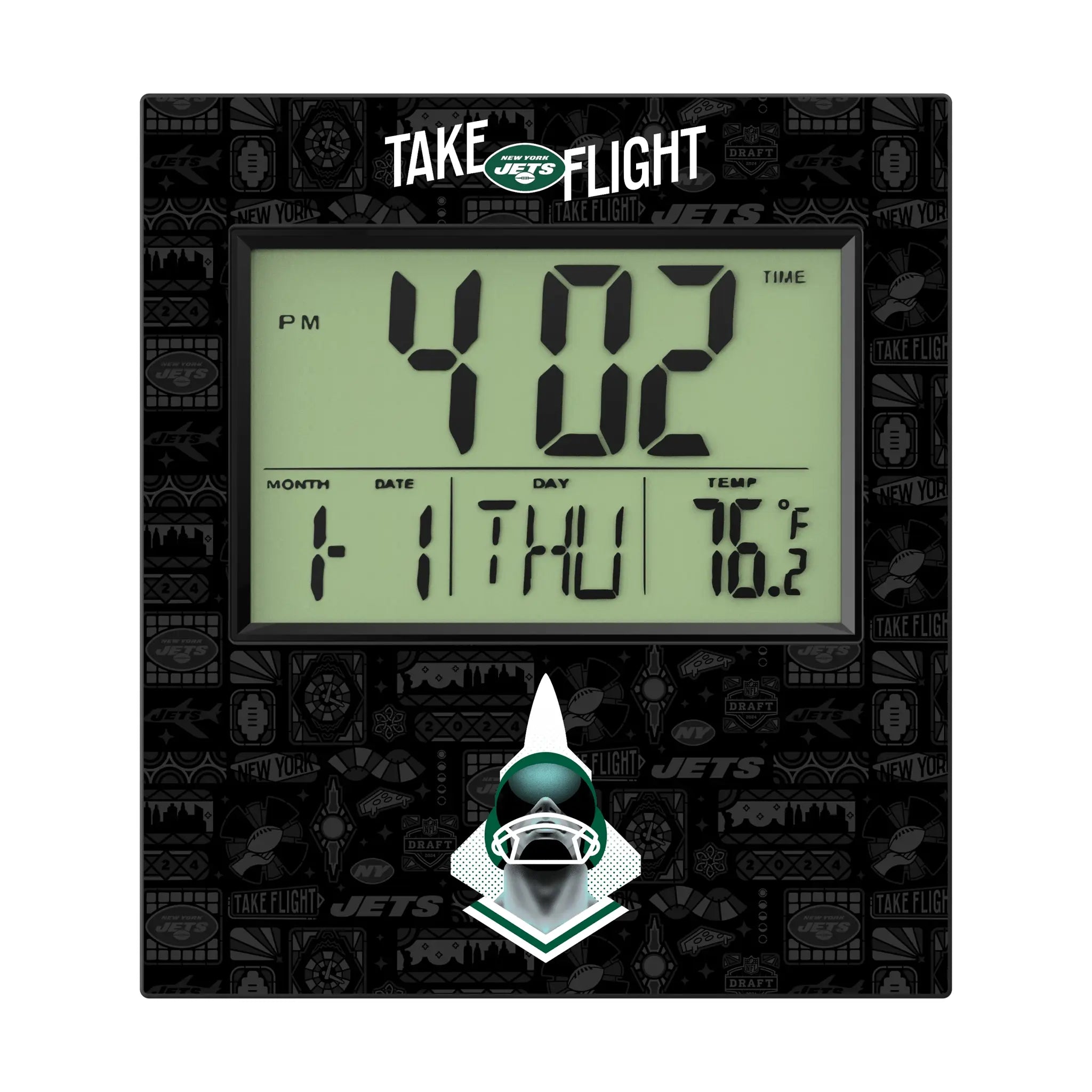 New York Jets Wall Clocks