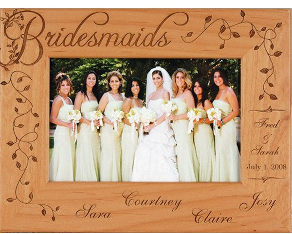 Personalized Bridesmaid Picture Frames