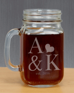 Collection image for: Personalized Couple Mason Jars