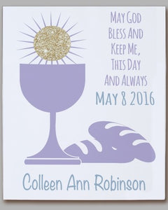 Collection image for: Personalized First Communion Wall Canvases