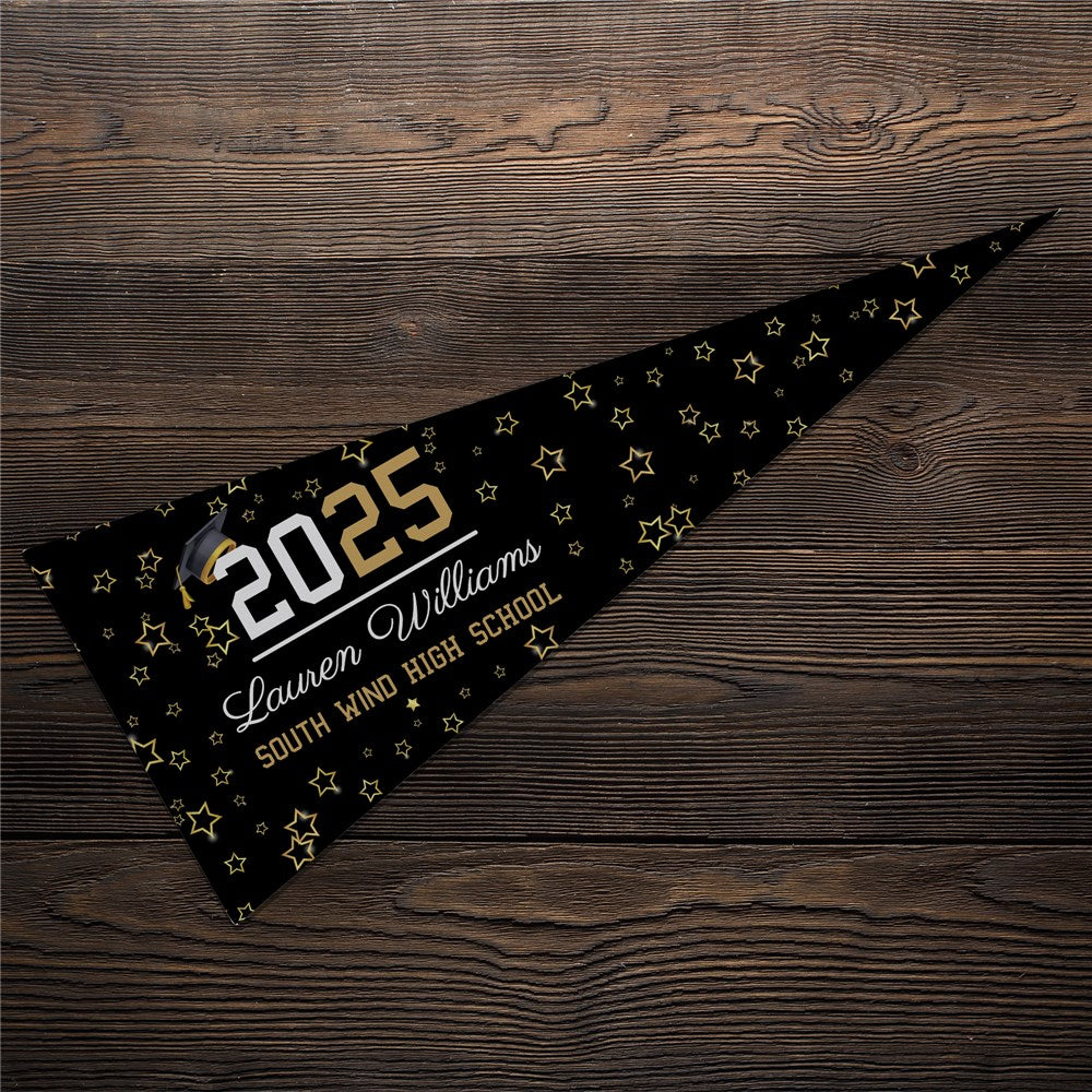 Personalized Graduation Pennants