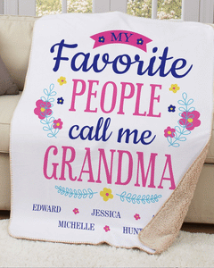 Collection image for: Personalized Grandmother Throws