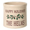 Personalized Holiday Crocks