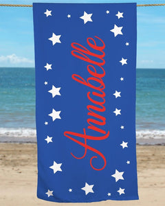 Collection image for: Personalized Patriotic Beach Towels