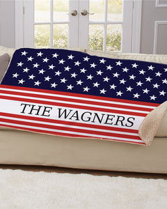 Collection image for: Personalized Patriotic Throws