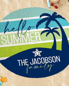 Collection image for: Personalized Round Beach Towels