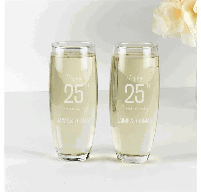 Personalized Wedding Flutes