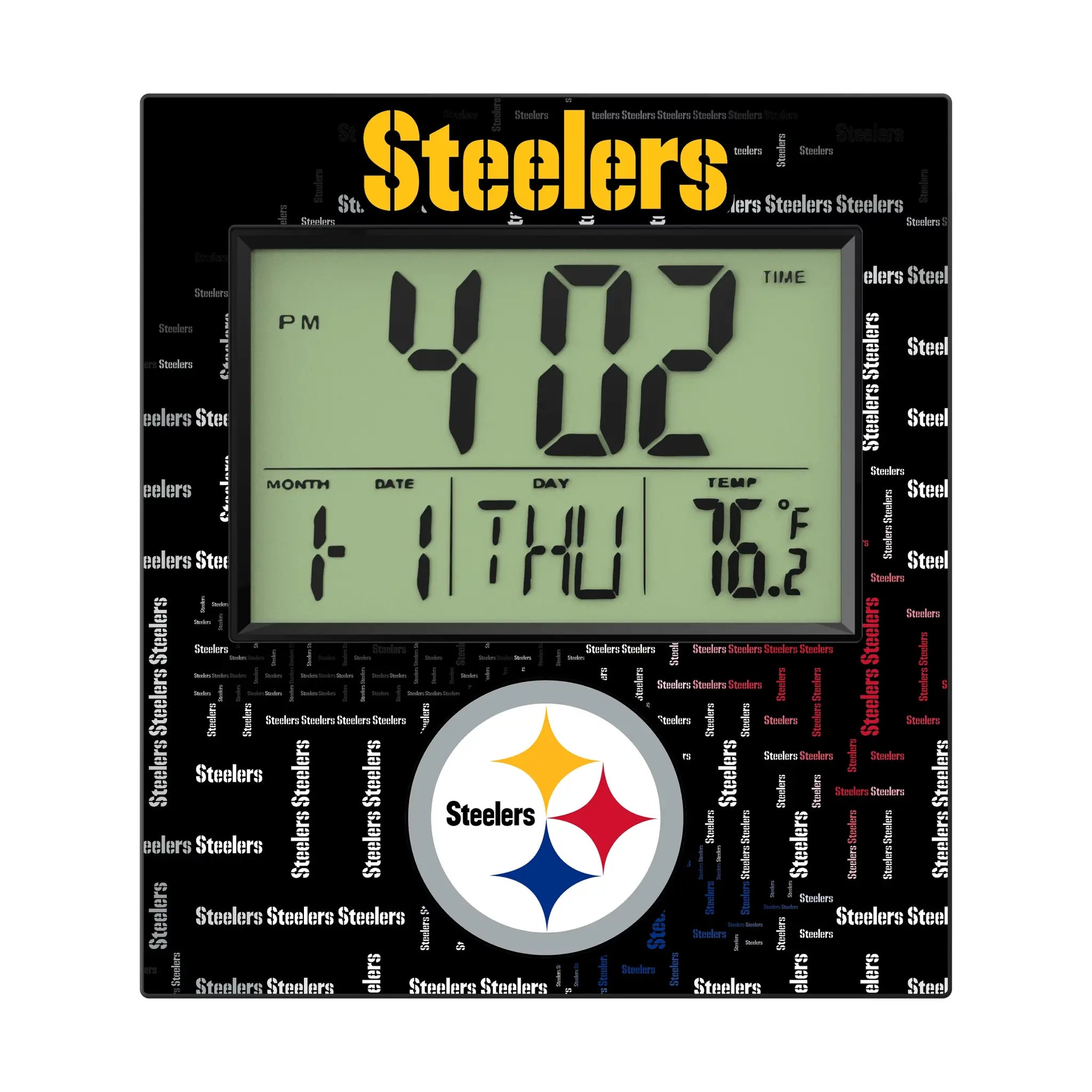Pittsburgh Steelers Wall Clocks