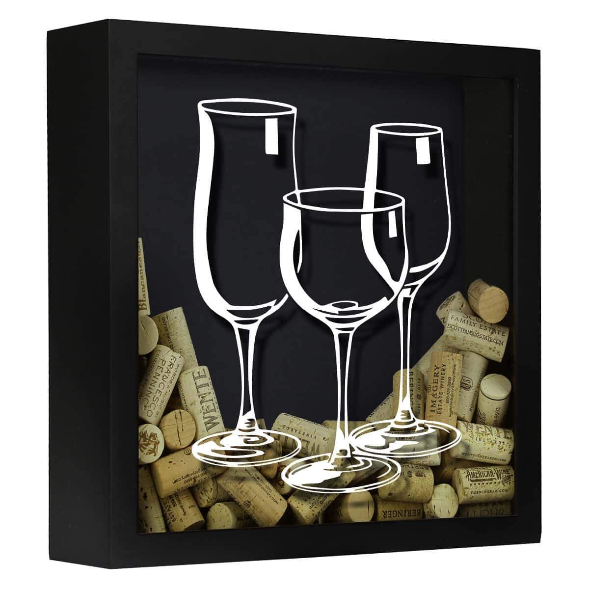 Wine Cork Shadow Boxes