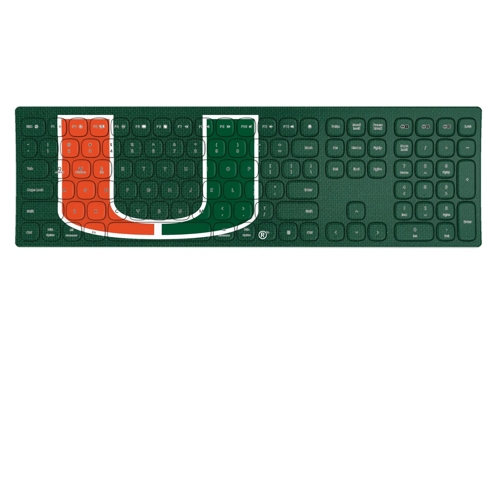 Miami Hurricanes Keyboards
