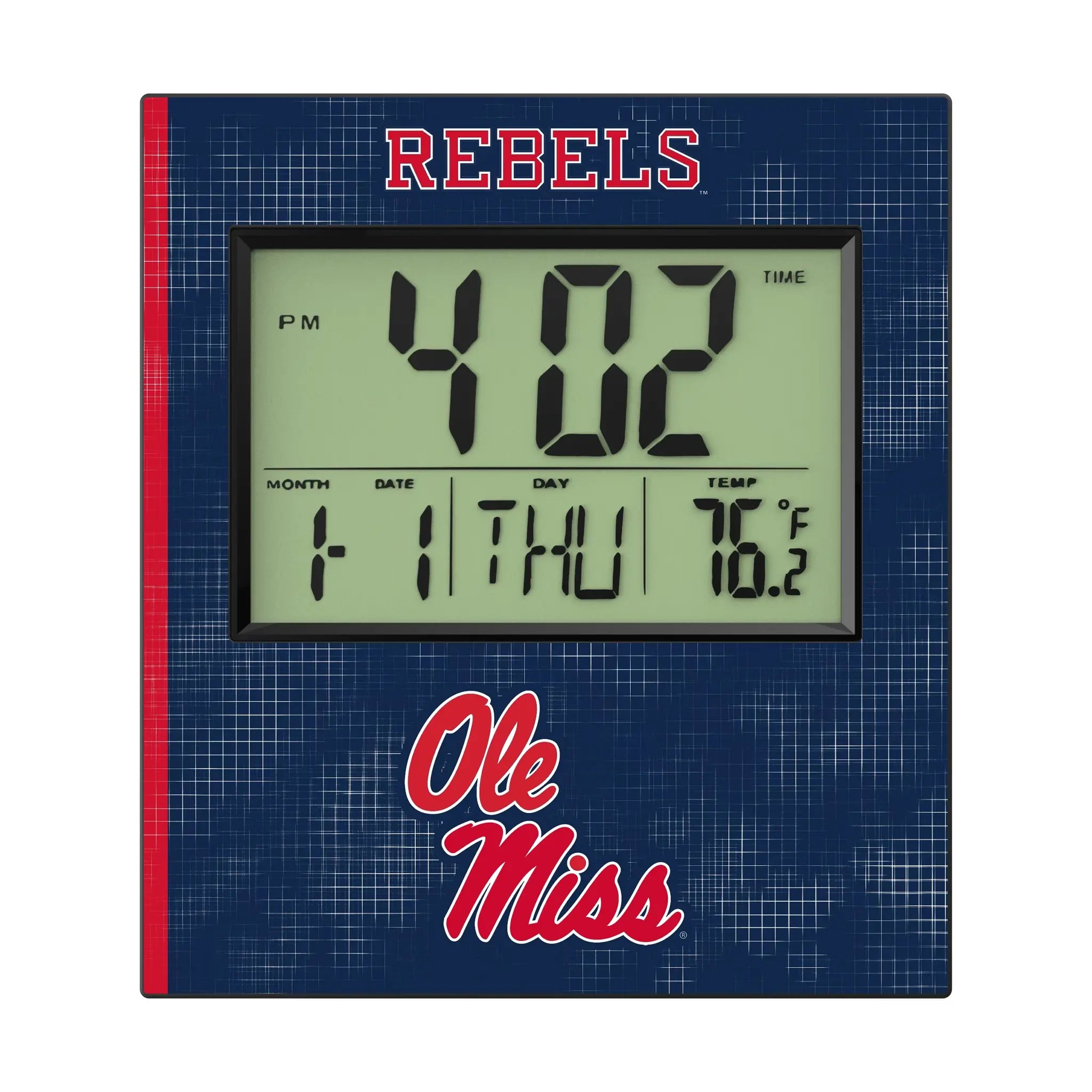 Ole Miss Rebels Wall Clocks