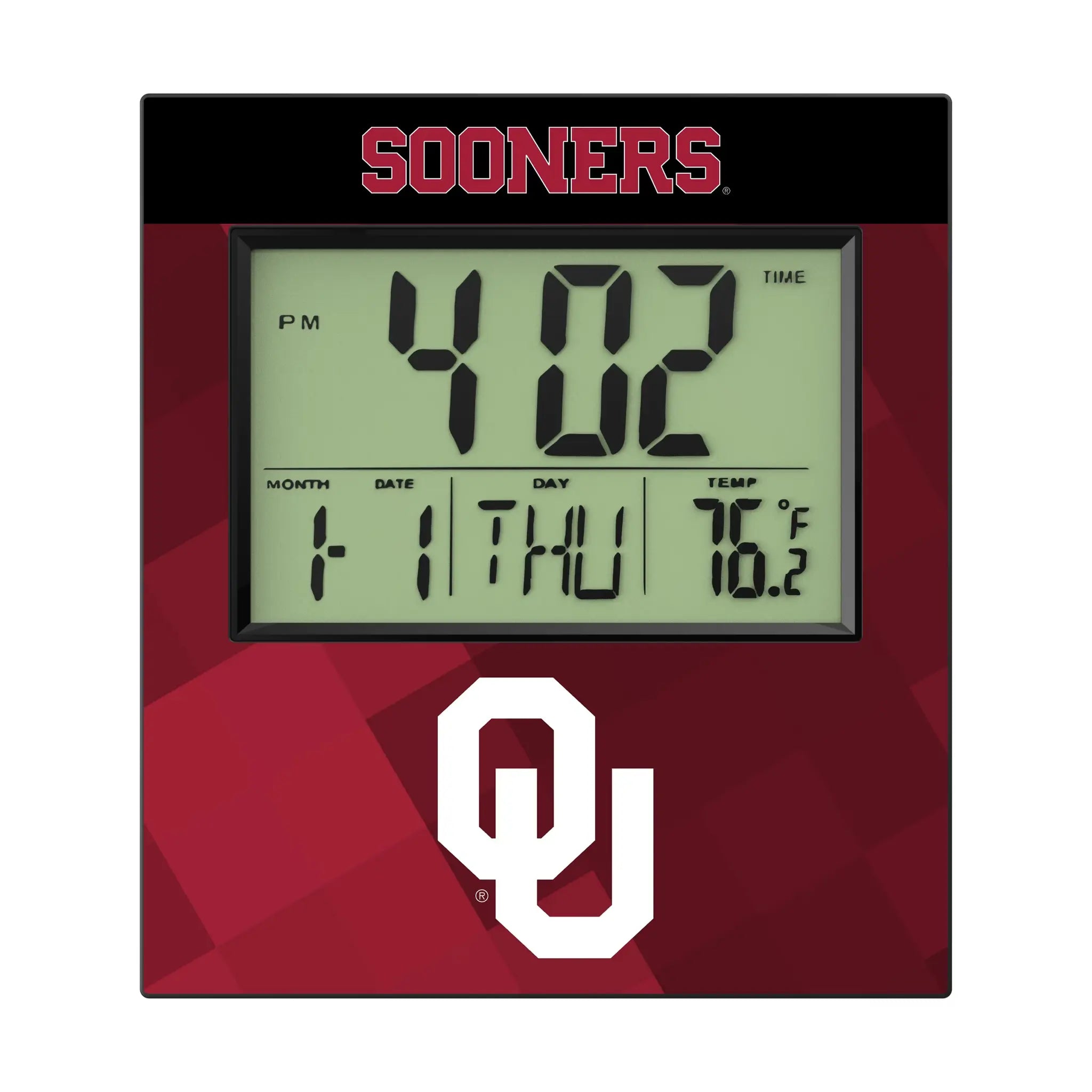 Oklahoma Sooners Wall Clocks
