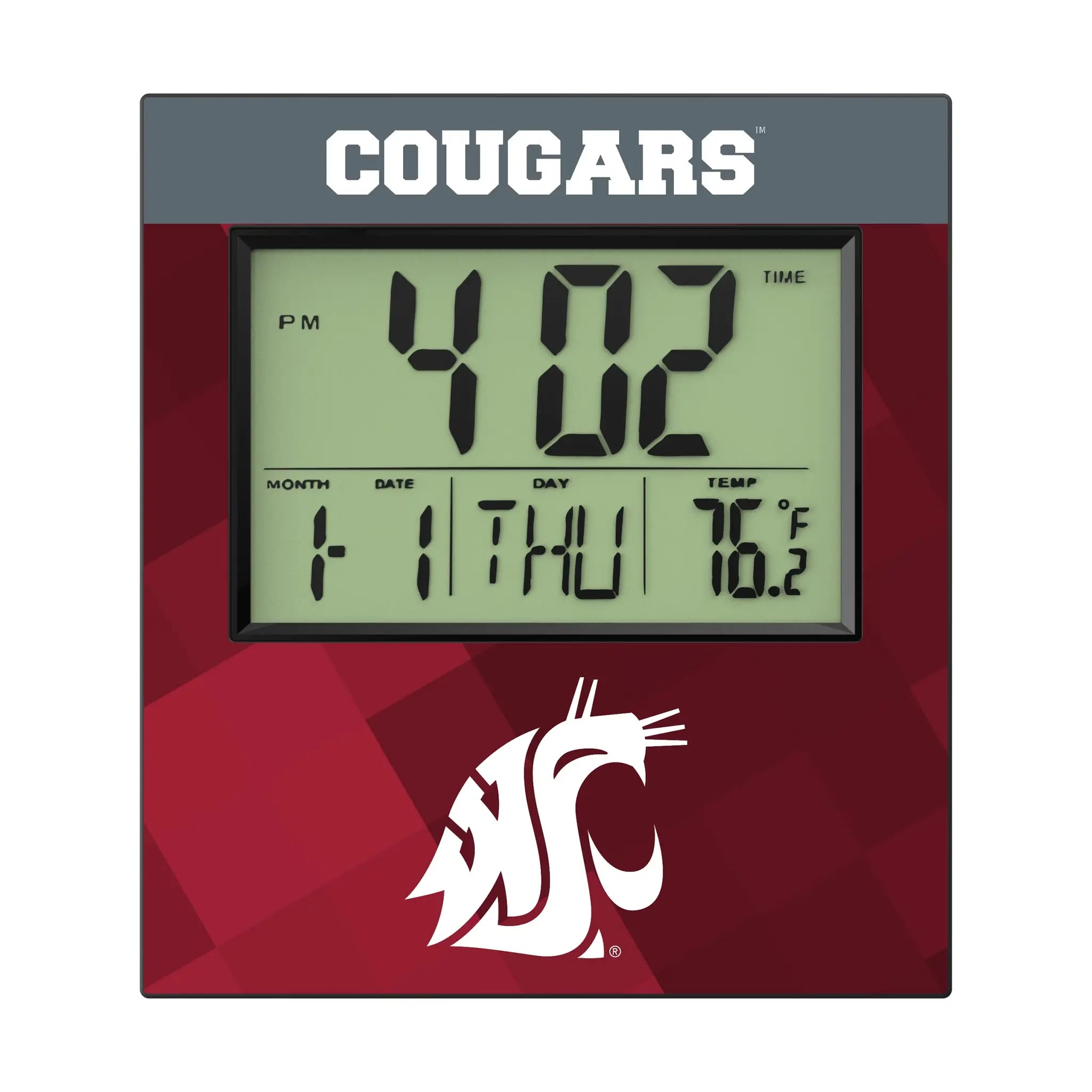 Washington State Cougars Wall Clocks
