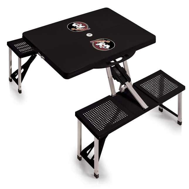 Florida State Seminoles Picnic Table Portable Folding Table with Seats