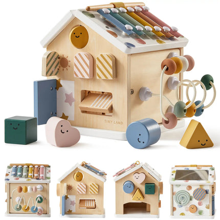 Tiny Land Cottage Activity Cube - Morandi