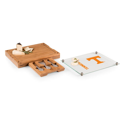 Tennessee Volunteers Glass Top Cheese Cutting Board & Tools Set
