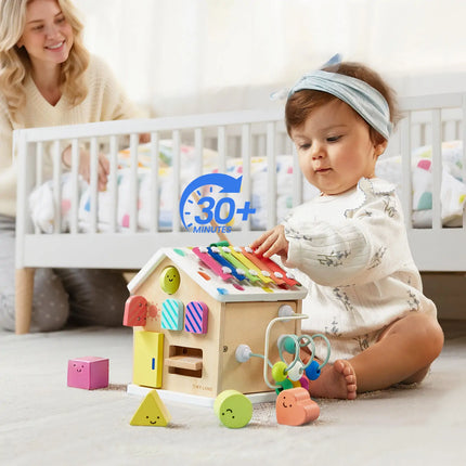 Tiny Land Cottage Activity Cube - Rainbow