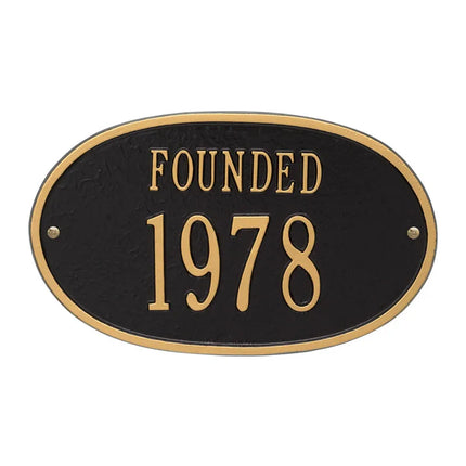 Personalized Founded Plaque