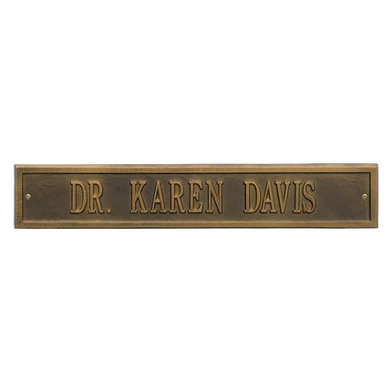 Personalized Arch Estate Address Plaque Extension