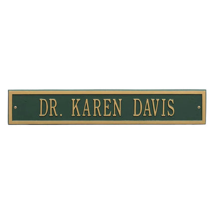 Personalized Arch Estate Address Plaque Extension