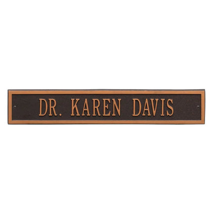 Personalized Arch Estate Address Plaque Extension
