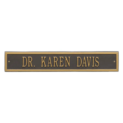 Personalized Arch Estate Address Plaque Extension