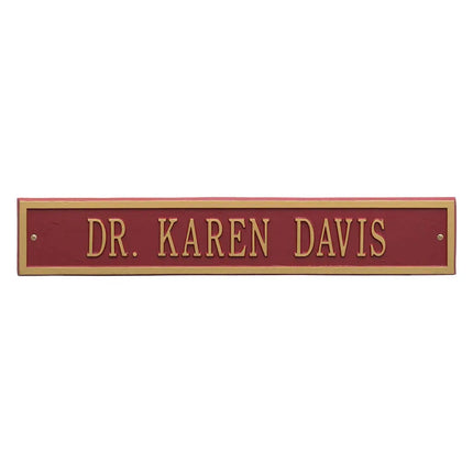 Personalized Arch Estate Address Plaque Extension