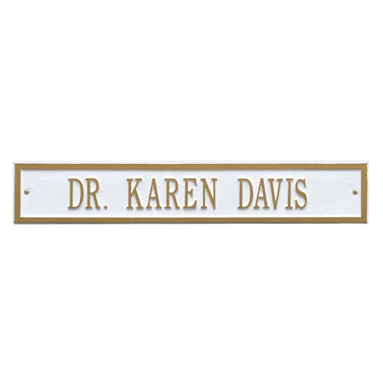 Personalized Arch Estate Address Plaque Extension