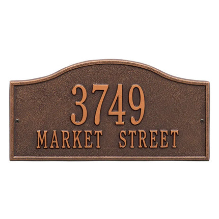 Personalized Hills Address Plaque - 2 Line