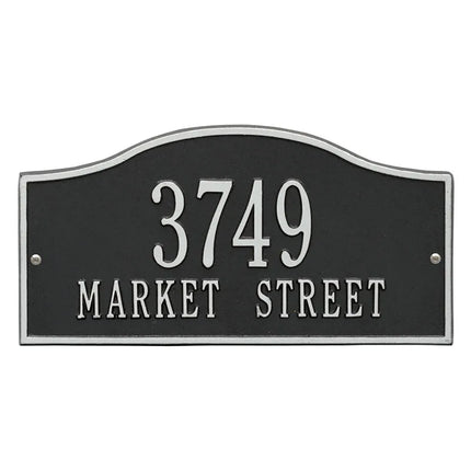 Personalized Hills Address Plaque - 2 Line